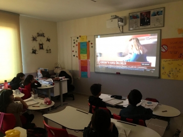 İlkokul "Korona Virüs" konulu bilgilendirme eğitim videosu izledi