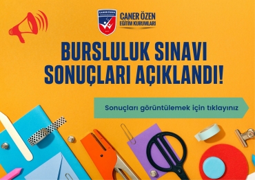 Bursluluk Sınavı Sonuçları Açıklandı!