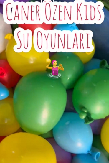Eğlenceli su oyunları