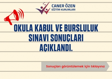 2022 Bursluluk Sonuçları