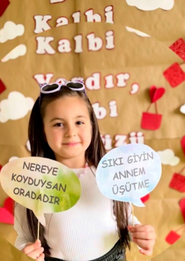 6 yaş D sınıfı öğrencilerimize sorduk; Annenin en çok kullandığı söz nedir ?